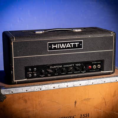 Hiwatt DR103 Head and SE4123 Cabinet WISHBONE ASH 1970s - Black image 9