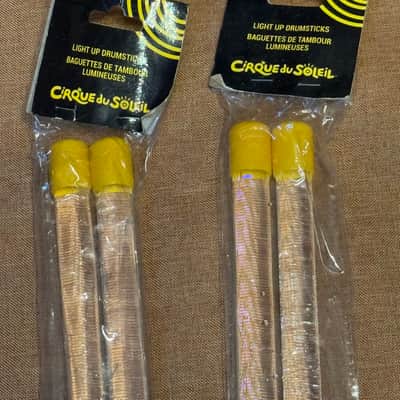 Cirque De Soleil 2 Pair Light Up Drum Sticks New in Package Read Details image 2
