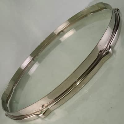 Leedy 15"Broadway Standard"Stick-Chopper Nickel NOB Snare Drum Resonant Rim/Hoop image 4