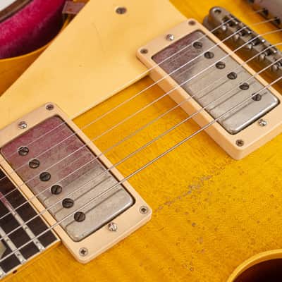 Gibson Custom Shop 1959 Les Paul Standard Reissue Murphy Lab Ultra Heavy Aged Electric Guitar, Rosewood Fingerboard, Lemon Burst image 8