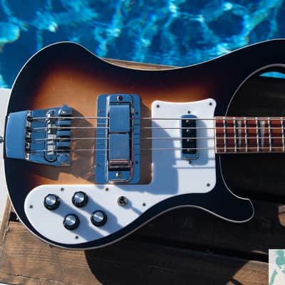 2006 Rickenbacker 4003 - Rare Montezuma Brown Sunburst - w Original Hard Case - Made in the USA image 2