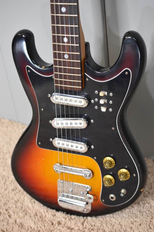 Teisco Norma EG413-3T 1960s - Sunburst - 3 pickups - MIJ image 1
