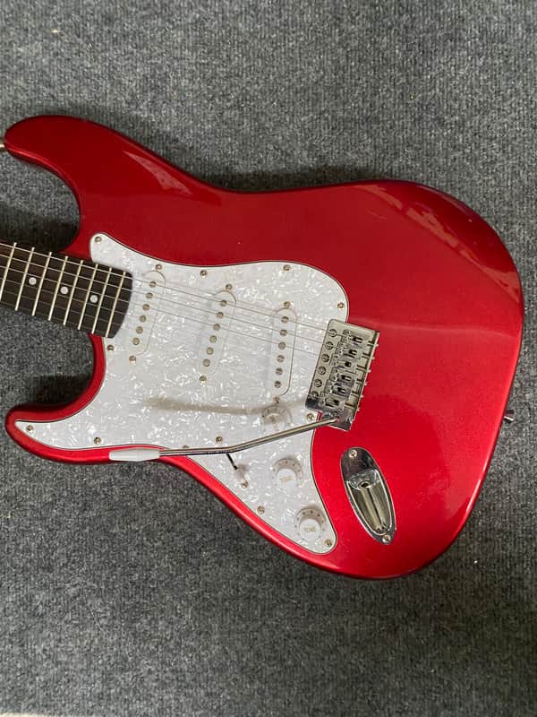 RW'S Lefty Custom Guitars Beautiful Candy apple Red Strat . image 1