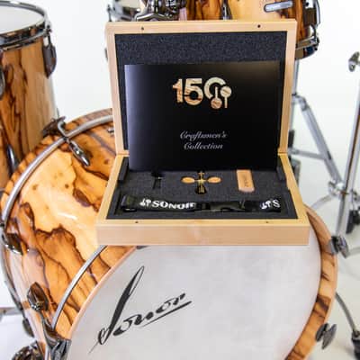 Sonor New Craftsmen’s Collection Vintage African Marble 150th Anniversary Shell Set | 100 Made Worldwide | SHIPS NOW | Authorized Dealer image 1