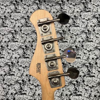 Bacchus DX4 Jazz Bass Black Woodgrain MIJ image 5