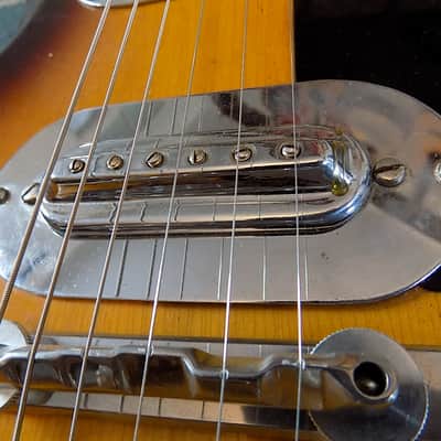 Magnatone Mark V  1957 Sunburst RARE Block Inlays w/Original HSC image 18