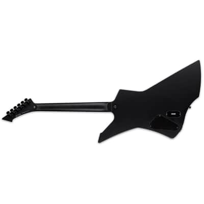 ESP LTD James Hetfield Signature Snakebyte Guitar w/ EMG JH Set Pickups & Hardshell Case - Black Satin image 6
