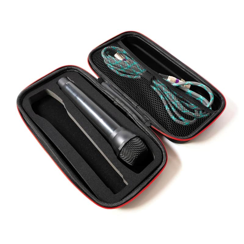 Fabricko Dual Wireless Microphone Travel Case, Hard Eva Case, Protective, Shockproof, Waterproof For Outdoor image 1