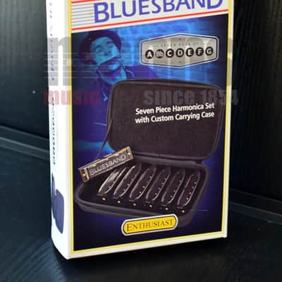 Hohner Blues Band Harmonica - Set - Keys C/D/E/F/G/A/Bb - In Case image 1