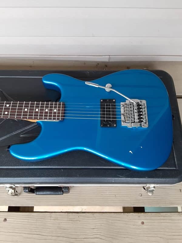 Vintage 1984 Charvel San Dimas Model One Electric Guitar w/ Peavey Case! image 1