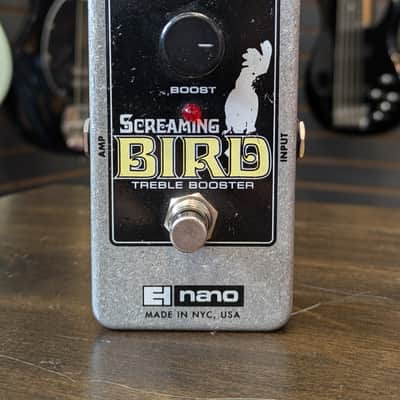 Electro-Harmonix Screaming Bird Treble Booster Pedal | Reverb