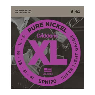 D'Addario E-Guit.Strings EPN120 09-41 Pure Nickel - Electric Guitar Strings image 1