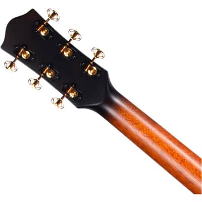 Godin Connaisseur MJ Blk RW A/E Guitar Mini-Jumbo - Black - Open Box image 5