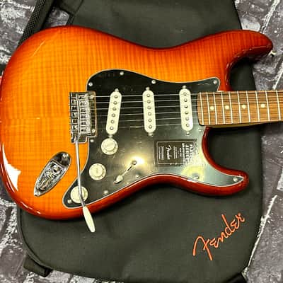 Fender Player PlusTop Stratocaster SSS PF Tobacco Sunburst W/Bag B-Stock Auth Dlr 7lbs15oz #245 image 3
