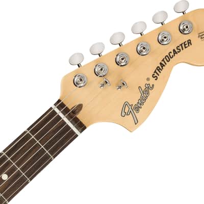 Fender - American Performer Stratocaster Electric Guitar w/ Rosewood Fingerboard - Arctic White - w/ Deluxe Gigbag image 6