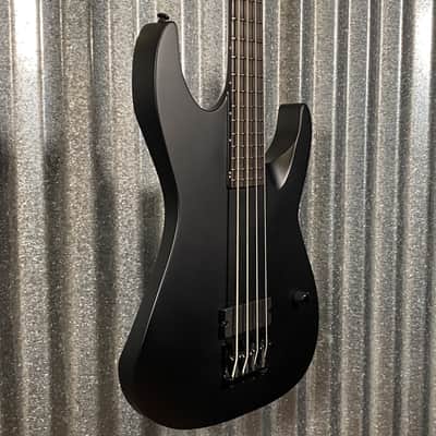 ESP LTD M-4 Black Metal Black Satin 4 String Bass LM4BKMBLKS1 #2076 Used image 4