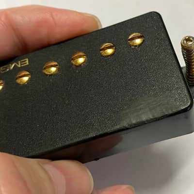 EMG USA HZ H1A G passive bridge humbucker 13.14k 49.2mm spacing – Gold poles image 3