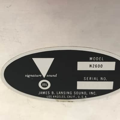 Vintage JBL N2600 Crossover Pair image 9