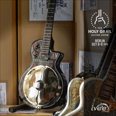 iVee Guitars #95 "electiReso" Ulos, Aluminum body Resonator Guitar image 18