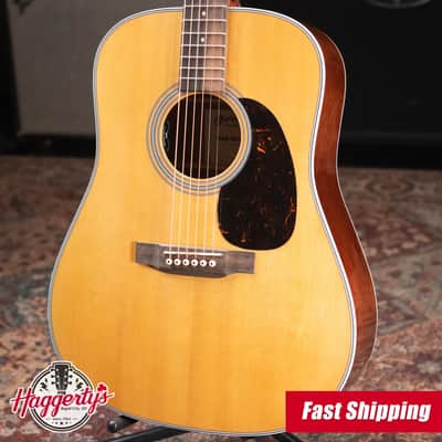 Martin D-13E Retro Dreadnought Acoustic/Electric Guitar - Spruce/Walnut with Gig Bag image 1