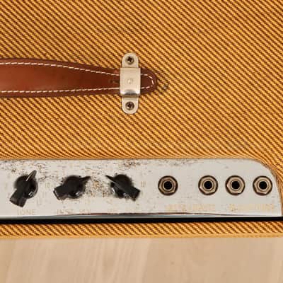 1954 Fender Super Tweed Wide Panel Vintage Tube Amp 2x10 w/ Jensen P10R, 5D4 image 6