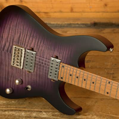 Schecter C-1 Standard Plus - Roasted Maple - Transparent Purple Burst Bild 5
