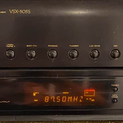 Pioneer Pioneer VSX-505S is a vintage audio/video stereo receive 90s - Black image 2