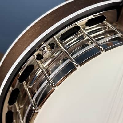 Custom Deering Rustic Wreath 5 String Banjo with Speed Finish Neck image 9