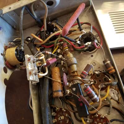 RCA Mono 6AQ5 tube amp project MI-15917 1954 Silver image 6