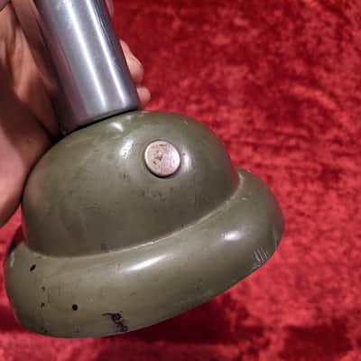 VINTAGE Shure Brothers Inc S36 520SL Green Bullet Controlled Magnetic Microphone Green/silver RARE image 8