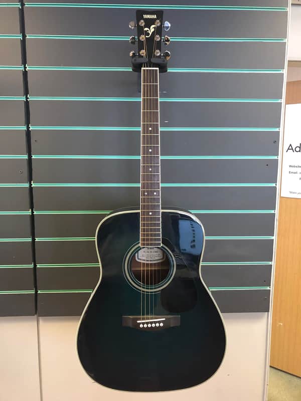 Yamaha FG-423S OBB Oriental Blue Burst 2002 Acoustic Guitar | Reverb