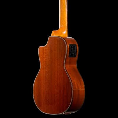 Ohana TK-35GCE All-Solid Mahogany Cut-Away Electric Acoustic Tenor Ukulele -BLEM image 4