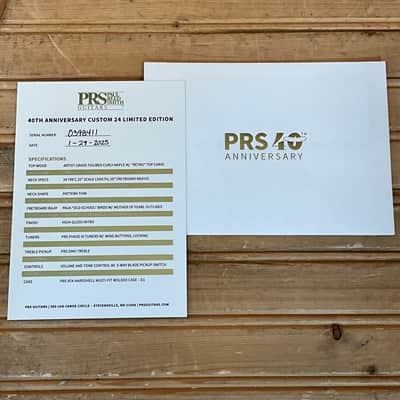 PRS 40th Anniversary Custom 24 Limited Edition Electric - Sub Zero Smokeburst image 8