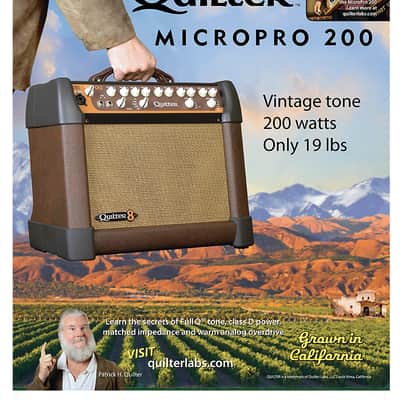 Quilter MicroPro 200-12 MP200 1x12 Combo 200 watts VERY lightweight Brand New from Dealer image 5