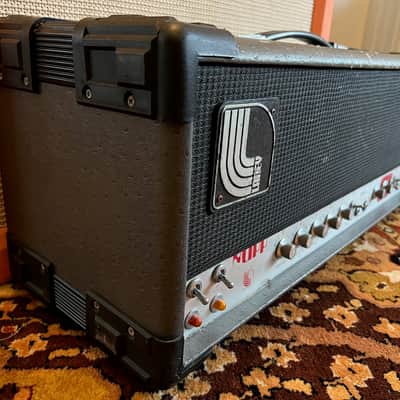 Vintage 1975 Laney Klipp L100 Lead Valve Amplifier Grey Head Partridge *1970s* image 8