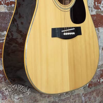 Yamaha FG-201 1970's Natural MIJ Japan Vintage Orange Label image 2