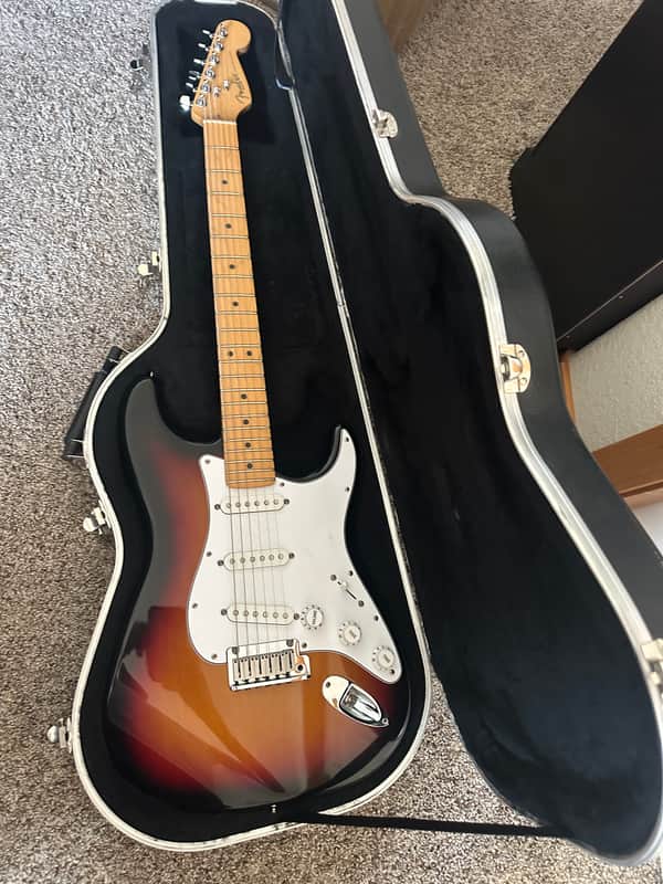 Fender American Standard Stratocaster with Maple Fretboard 1998- Brown Sunburst image 1