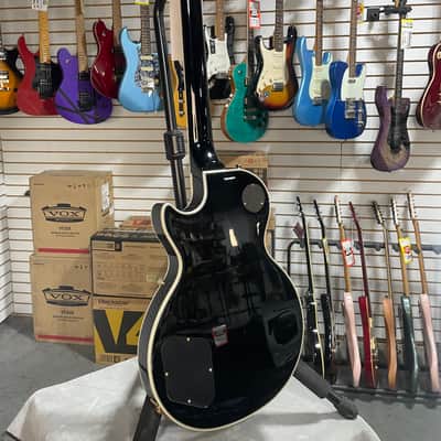 Epiphone Les Paul Custom - Ebony w/Crossrock Hardshell Case image 11
