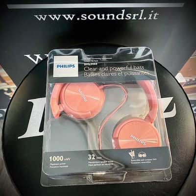 PHILIPS SHL3060 ROSA CUFFIE STILE DEEJAY - OTTIME CONDIZIONI image 1