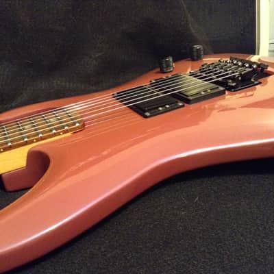 Kramer Savant 220 1989 Purple Pearl, American Showster 1+1 body style, Night Swan Pickup Layout image 10