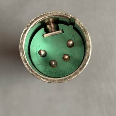 Vintage USA Made Switchcraft A4M Series 4 Pin XLR Female Mic Cable End Connector image 4