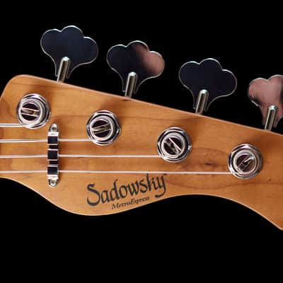 Sadowsky MetroExpress, 21 Fret Standard JJ 4 string - Black Pearl, Rosewood image 7