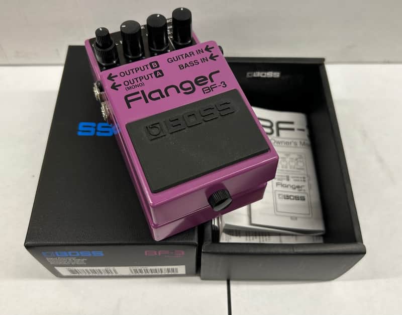 Boss BF-3 Flanger (Dark Gray Label) 2001 - Present - Purple image 1