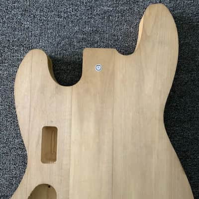 Unfinished Jazz Bass Style Body with Active Routing, Right Hand image 6