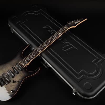 2020 Ibanez J. Custom RG8570Z-BRE with Ebony Fretboard - Black Rutile | Japan Custom Shop "AAA" Flame Top Tree of Life DiMarzio HSH Pickups Push/Pull Coil Split RG-8870 Upgrade | CoA OHSC image 25