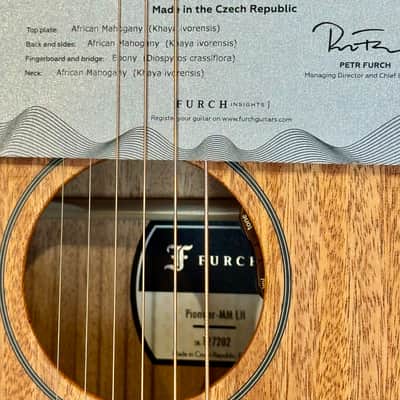 Furch Guitars LEFTY Pioneer MM a w/ Lr BaggsEAS VTR Preamp Exclusive 2025 image 25