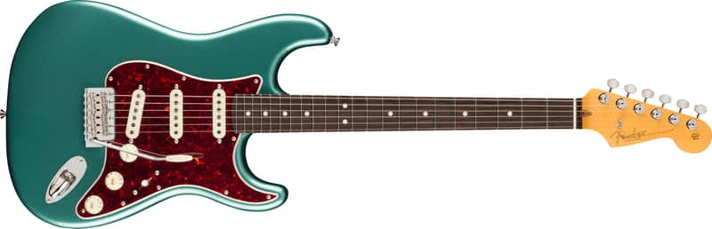 FENDER - American Professional Classic Stratocaster  Rosewood Fingerboard  Faded Sherwood Green Metallic - 0114940374 image 1