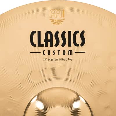 MEINL CC14MH-B Classics Custom Brilliant Medium HiHat 14 Zoll Becken image 7