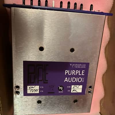 Purple Audio TAV 500 Series Graphic Inductor EQ Module 2010s - Purple image 2