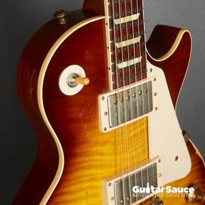 Gibson Custom Shop 59 Les Paul Joe Perry Signature Tom Murphy Aged Tobacco Burst 2013 (Cod.1721UG) image 11